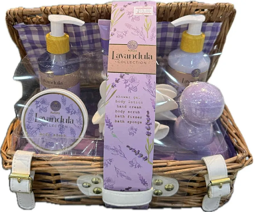 Aurora Lavender Collection Set Set za telo, 8 proizvoda