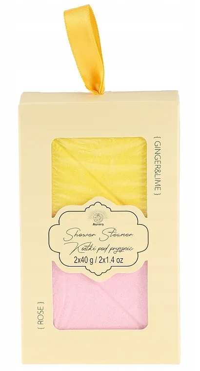 Aurora Shower Steamer Kupka kugla Ruža/đumbir + limeta