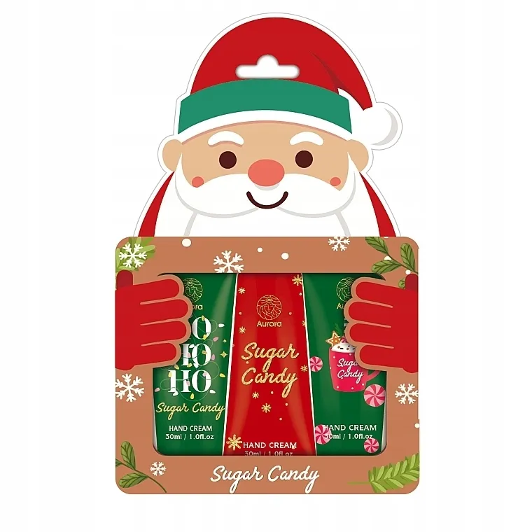 Aurora Xmas Sugar Candy Box (h/cr/3x30ml) Set