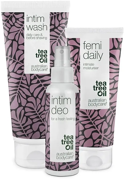 Australian Bodycare Intimate Odour Control For A Fresh Feeling (intim/gel/200ml + intim/gel/100ml + deo/100ml) Set