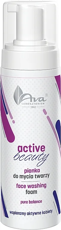Ava Laboratorium Active Beauty Face Washing Foam Pena za čišćenje lica