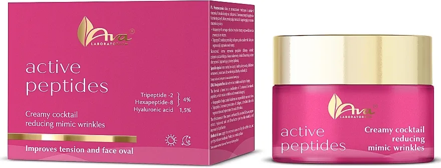 Ava Laboratorium Active Peptides Creamy Cocktail Reducing Mimic Wrinkles Kremasti koktel za umanjenje mimičkih bora