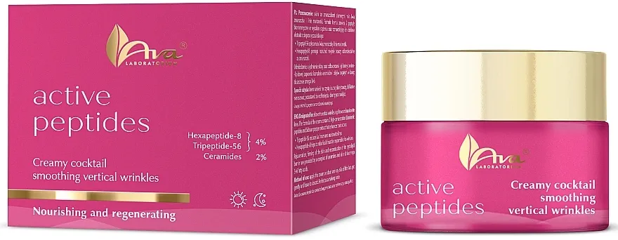 Ava Laboratorium Active Peptides Creamy Cocktail Smoothing Vertical Wrinkles Kremasti koktel za izglađivanje uspravnih bora