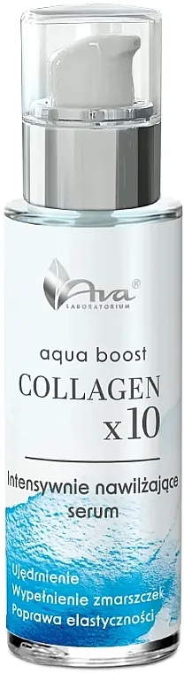Ava Laboratorium Aqua Boost Collagen x10 Intensiv Moisturizing Serum Intenzivni serum za hidrataciju