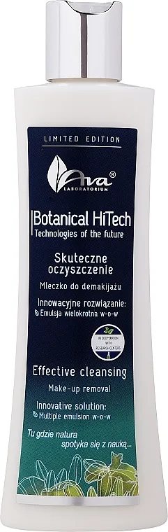 AVA Laboratorium Botanical HiTech Make-up Remover Mlijeko za skidanje šminke