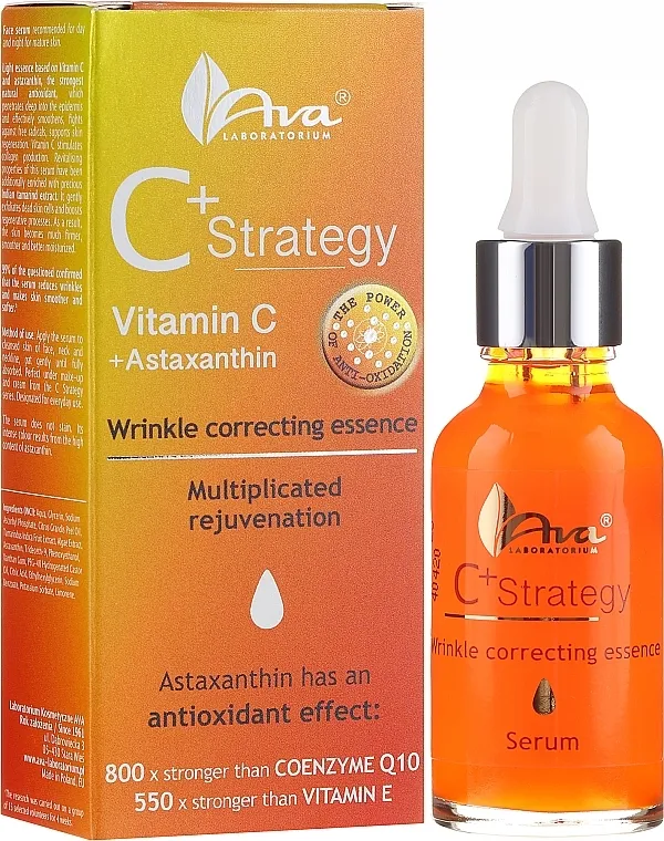 Ava Laboratorium C+ Strategy Wrinkle Correcting Essence Gel Serum Serum za lice s vitaminom C