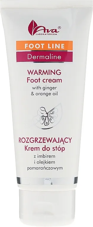 Ava Laboratorium Dermoprogram Warming Foot Cream Krema za stopala s ekstraktom đumbira i uljem naranče