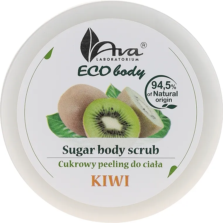 Ava Laboratorium Eco Body Natural Sugar Scrub Kiwi Piling za tijelo "Kiwi"
