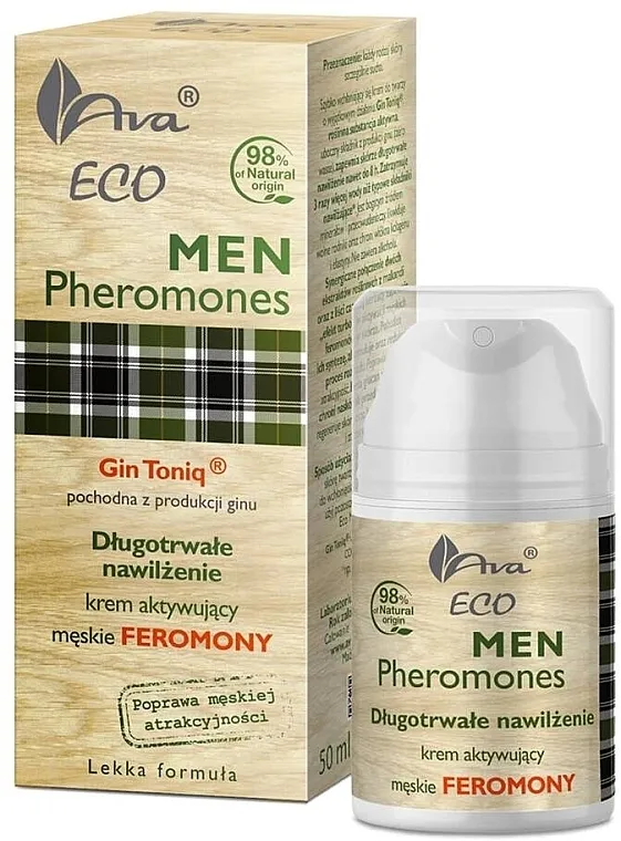 Ava Laboratorium Eco Men Pheromones Gin Toniq Cream Dugotrajna hidratantna krema za lice