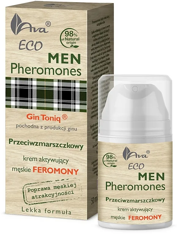 Ava Laboratorium Eco Men Pheromones Krema za lice protiv bora