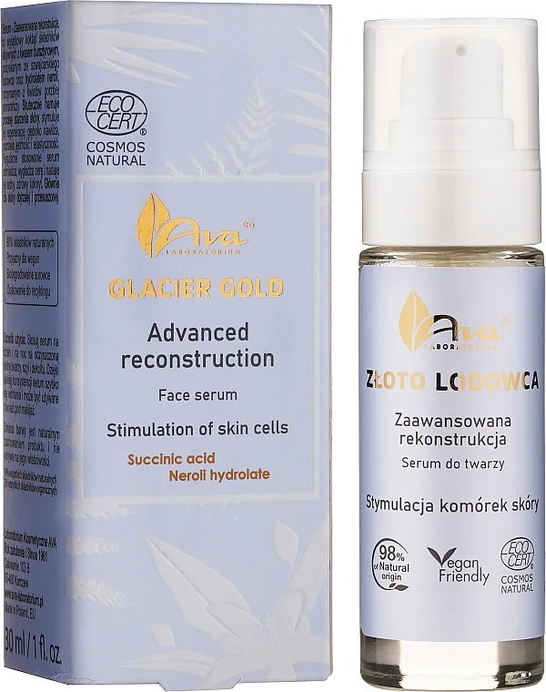 AVA Laboratorium Glacier Gold Advanced Reconstruction Face Serum Serum za lice