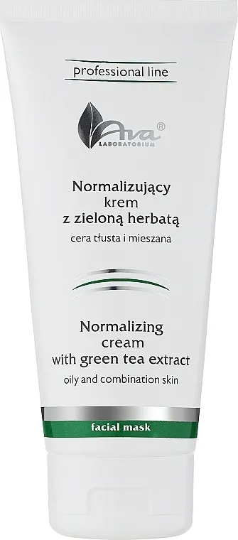 Ava Laboratorium Normalizing Cream With Green Tea Extract Normalizirajuća krema sa zelenim čajem za masnu i mješovitu kožu