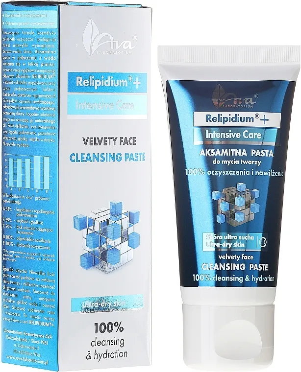 Ava Laboratorium Relipidium+ Velvety Face Cleansing Paste Pasta za čišćenje lica