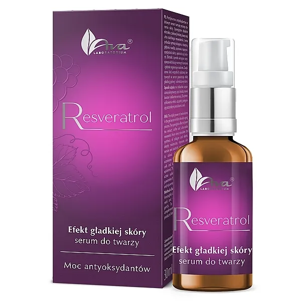 Ava Laboratorium Resveratrol Face Serum For Smooth Skin Effect Serum za lice koje pruža efekat glatke kože