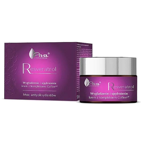 Ava Laboratorium Resveratrol Smoothing And Firming Face Cream With CoffeeUp Complex Ugladjujuća i učvršćujuća sveobuhvatna krema za lice
