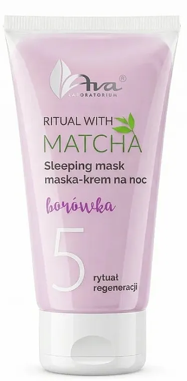 Ava Laboratorium Ritual with Matcha 5 Sleeping Mask Noćna maska-krema za lice
