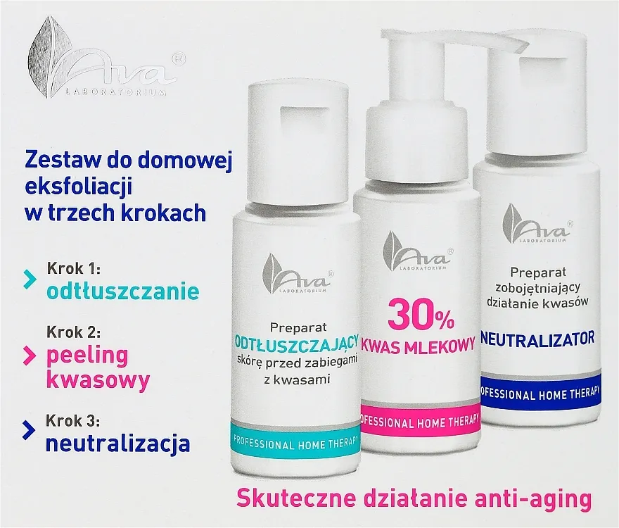 AVA Professional Home Therapy (lot/50ml + neutr/50ml + peeling/50ml) Set