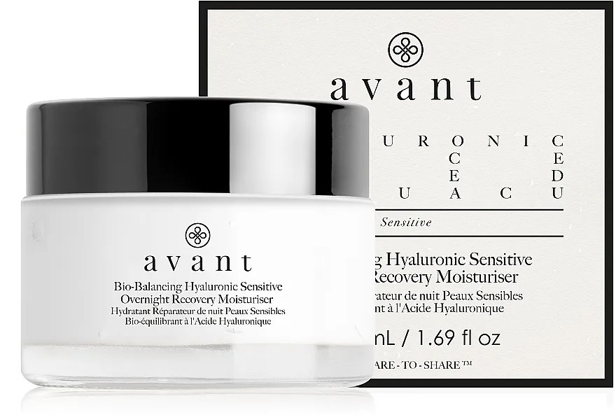 Avant Bio-Balancing Hyaluronic Sensitive Overnight Recovery Moisturiser Noćna hidratantna krema