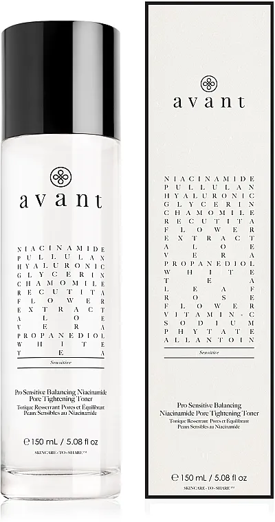 Avant Pro Sensitive Balancing Niacinamide Pore Tightening Toner Tonik za zatezanje pora