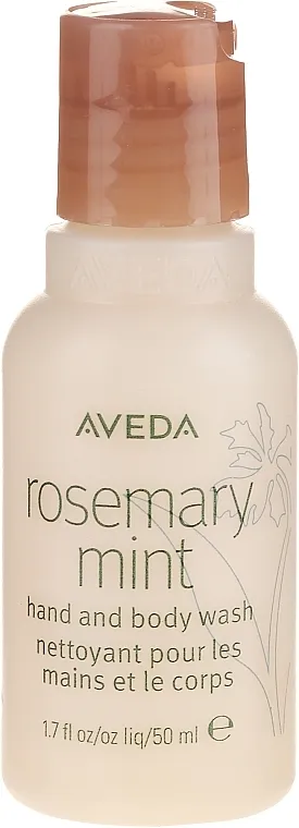 Aveda Rosemary Mint Hand And Body Wash (travel size) Tekući sapun s metvicom i ružmarinom za ruke i tijelo