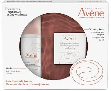 Avene Eau Thermale (f/cr/50ml + f/foam/150ml) Set