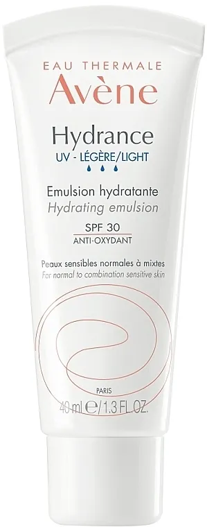 Avene Eau Thermale Hydrance Light Hydrating Emulsion SPF 30 Hidratantna emulzija za lice