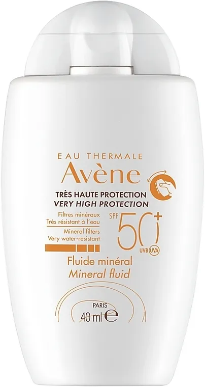 Avene Eau Thermale Mineral Fluid SPF 50+ Mineral Shield fluid za sunčanje