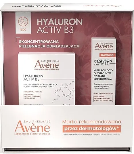 Avene Hyaluron Activ B3 (n/cr/40ml + eye/cr/15ml) Set za noćnu negu lica
