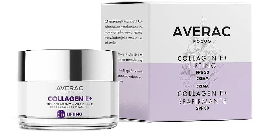 Averac Focus Day Cream With Collagen E + Reafirmante SPF30 Lifting dnevna krema s kolagenom E+ SPF30