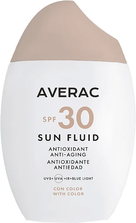 Averac Sun Fluid SPF30 With Color Ulrtalight Tonirajući fluid za sunčanje za lice SPF 30