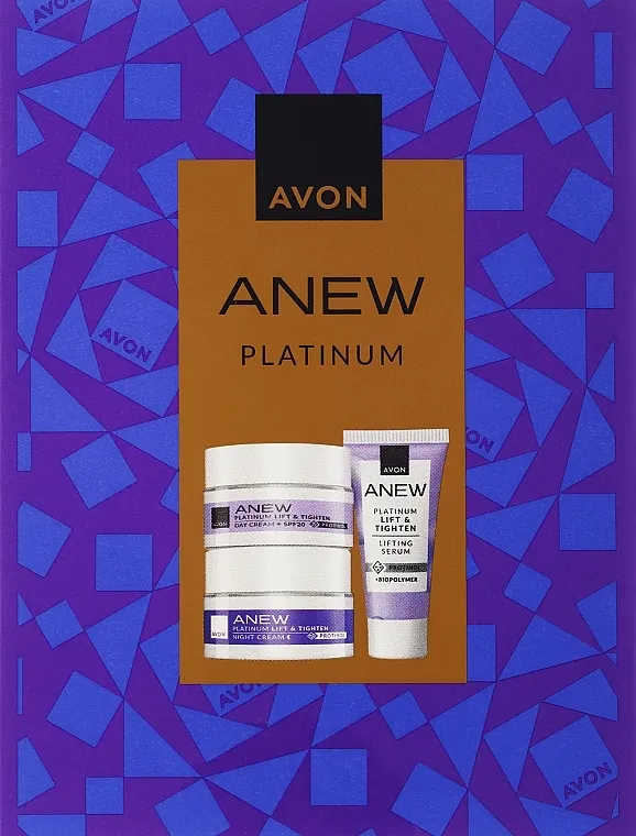 Avon Anew Platinum (d/cr/15ml + n/cr/15ml + ser/10ml) Set