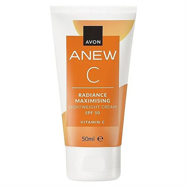 Avon Anew Radiance Maximising Lightweight Cream Vitamin C SPF 50 Dnevna krema za lice s vitaminom C
