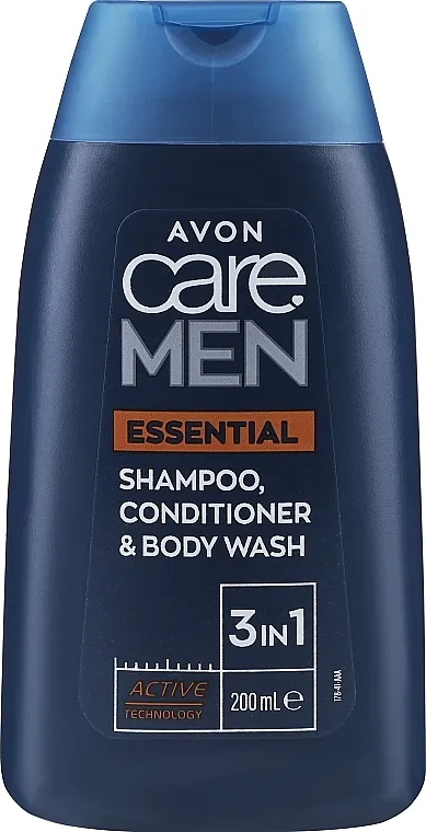 Avon Care Man Essentials Shampoo Conditioner And Body Wash Šampon-gel 3u1