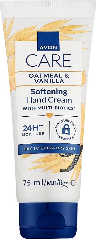 Avon Care Oatmeal And Vanilla Softening Hand Cream Umarajući krema za ruke sa ovsem i vanilom