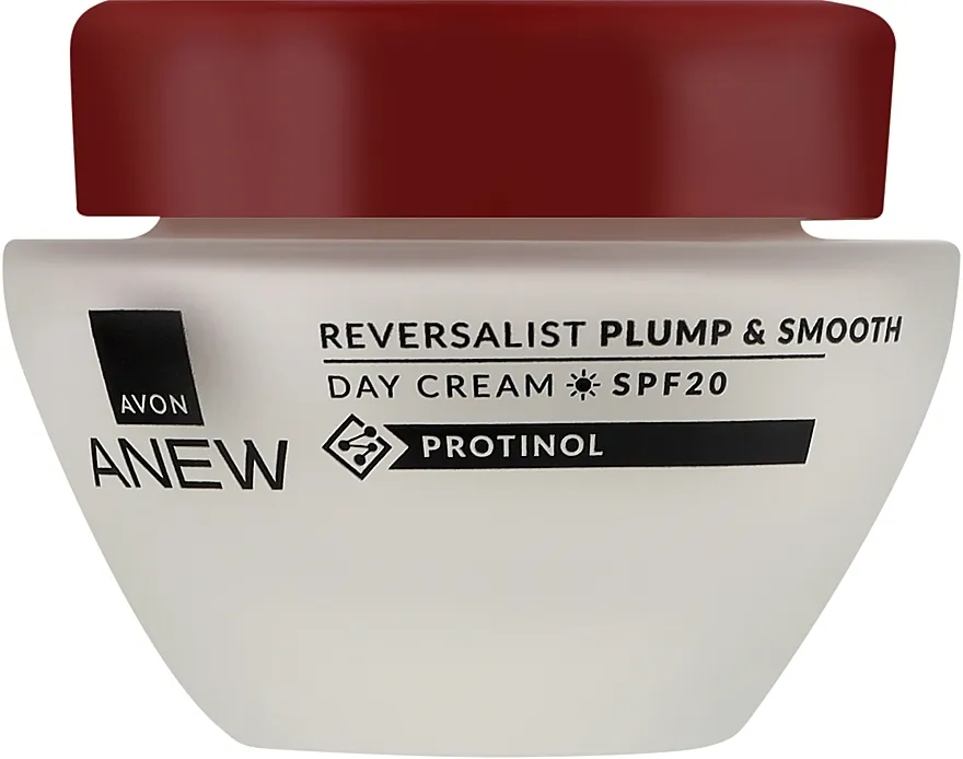 Avon Reversalist Plump &amp; Smooth Day Cream Protinol SPF 20 Revitalizujuća dnevna krema za lice sa protinolom
