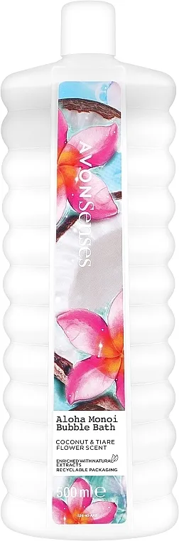 Avon Senses Aloha Monoi Bubble Bath Coconut &amp; Tiare Flower Scent Pena za kupanje "Kokos i cvet tiare"