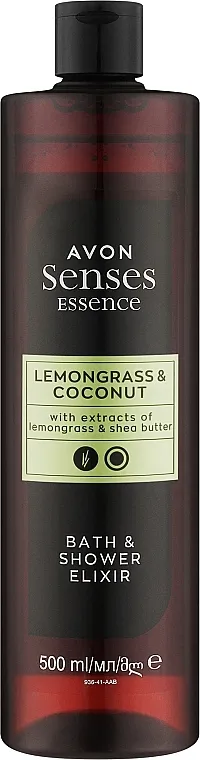 Avon Senses Essence Lemongrass &amp; Coconut Bath &amp; Shower Elixir Eliksir za kupanje i tuširanje "Limunska trava i kokos"