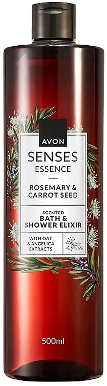Avon Senses Essence Rosemary &amp; Carrot Seed Bath &amp; Shower Elixir Eliksir za kupanje i tuširanje ruzmarin i seme šargarepe
