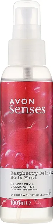 Avon Senses Raspberry Delight Body Mist Mist za tijelo "Malina i crni ribizl"