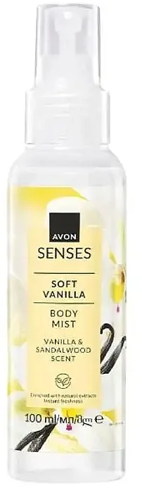 Avon Senses Soft Vanilla Body Mist Maglica za telo Vanila