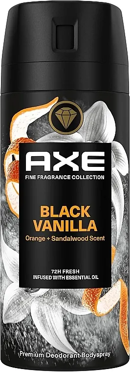 Axe Black Vanilla Deodorant Dezodorans u spreju za muškarce