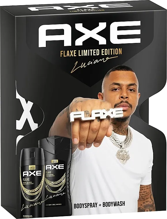 Axe Flaxe Limited Edition Set (deo/150ml + b/wash/250ml)