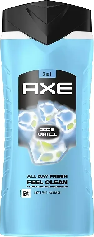 Axe Ice Chill 3 in 1 Gel Gel za tuširanje