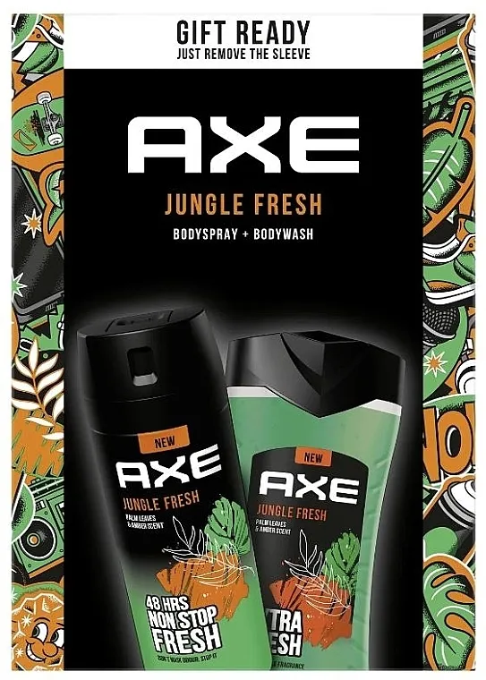 Axe Jungle Fresh Gift Ready (deo/150ml + sh/gel/250ml) Set