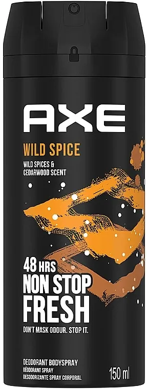 Axe Wild Spice Body Spray Antiperspirant-aerosol