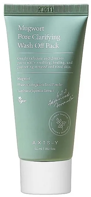 Axis-Y Mugwort Pore Clarifying Wash Off Pack Glinena maska za problematičnu kožu