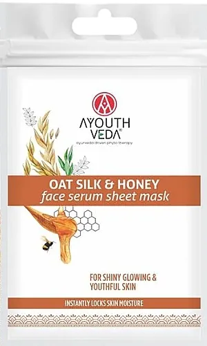Ayouthveda Face Serum Sheet Mask Sheet mask sa serumom Oat Silk &amp; Honey