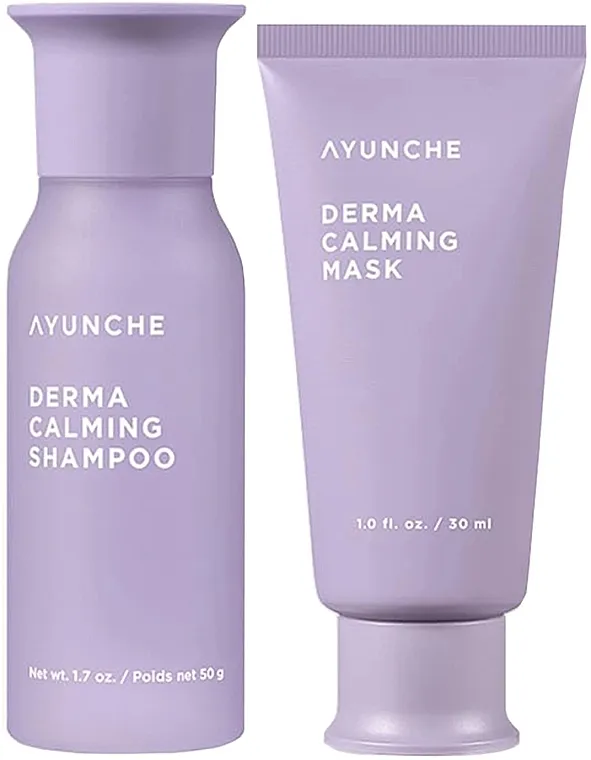 Ayunche Derma Calming Mini Kit (shamp/50g + mask/30ml) Set za negu kose