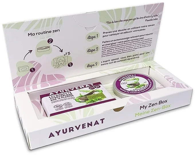 Ayurvenat My Zen Box (soap/100g + balm/50ml) Set