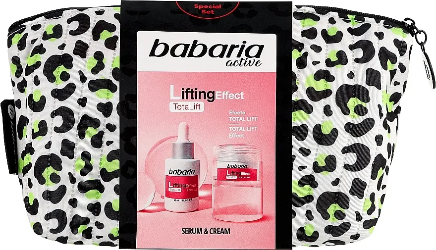 Babaria Active Botox Effect Total Lift (f/cr/50ml + f/ser/30ml + pouch/1pcs) Set